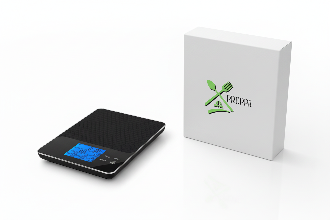 Nutrition Scale with Plain Preppa Box