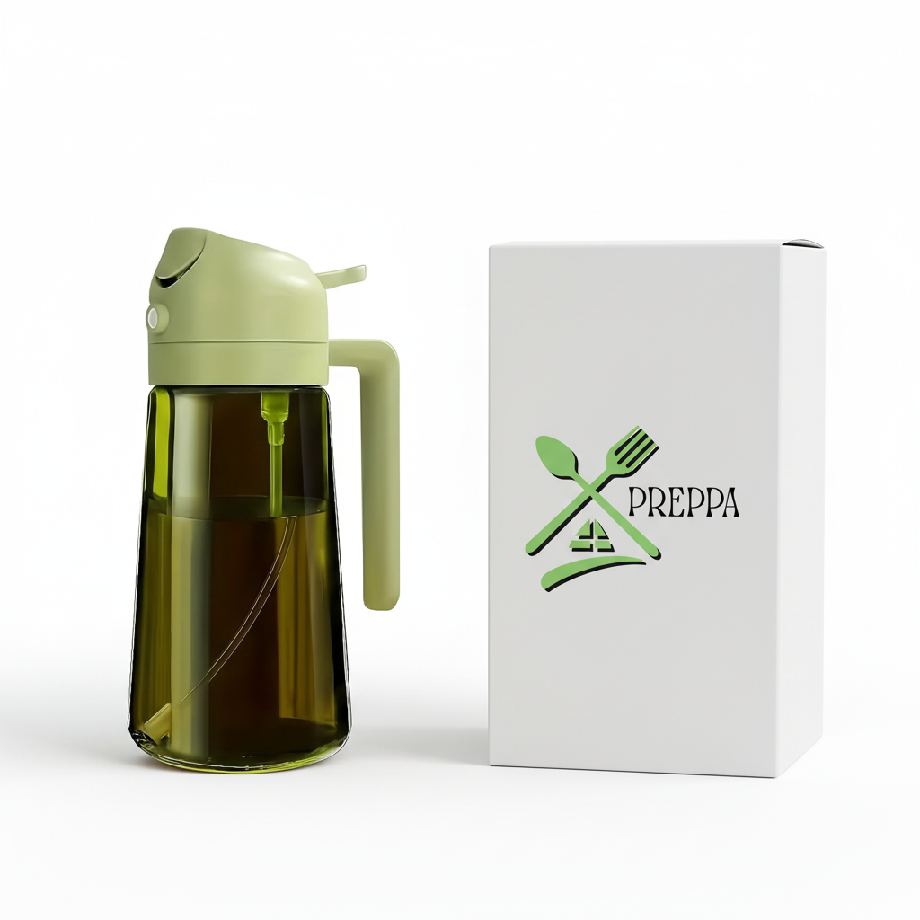 Preppa Oil Mister with White Packaging